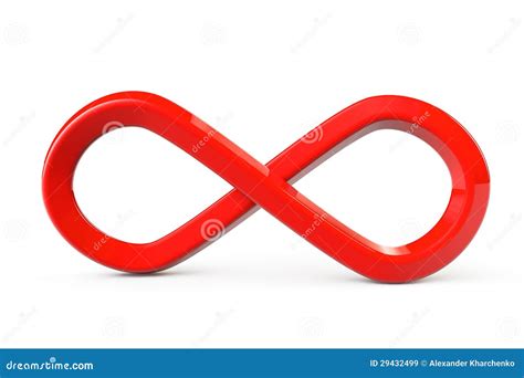 Red Infinity Symbol Royalty Free Stock Images - Image: 29432499