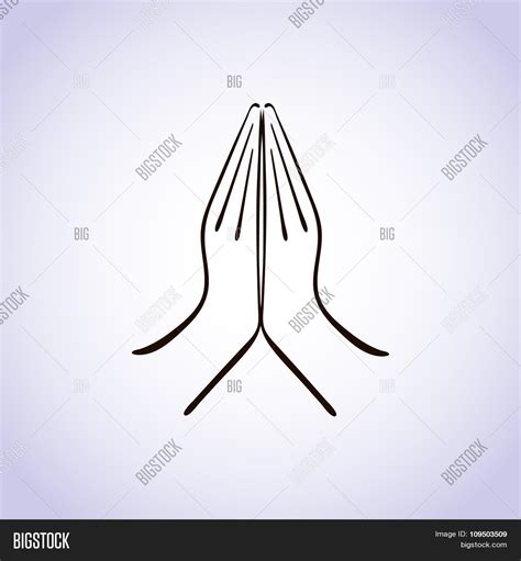 Vector Clip Art Of Welcome Gesture Of Hands Of Indian