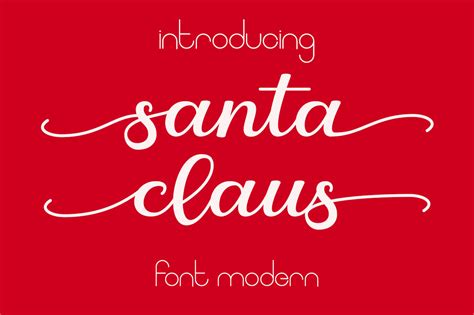 Santa Claus Font by cavalera creative · Creative Fabrica