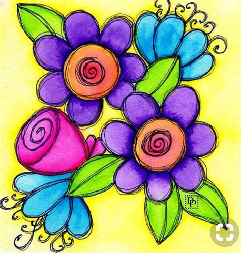 Pin by Heather Blair on Zen doodle in 2024 | Flower drawing design, Flower drawing, Flower doodles