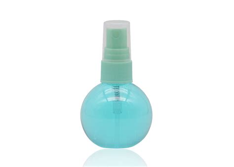 20mm Neck Size Small Plastic Spray Pump Bottle Transparent PET Ball Shape