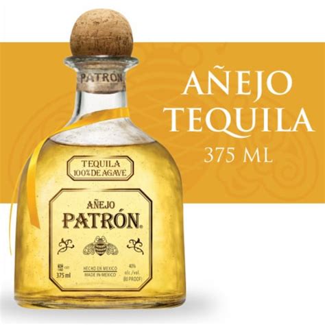 Patron Tequila Anejo, 375 ml - Foods Co.