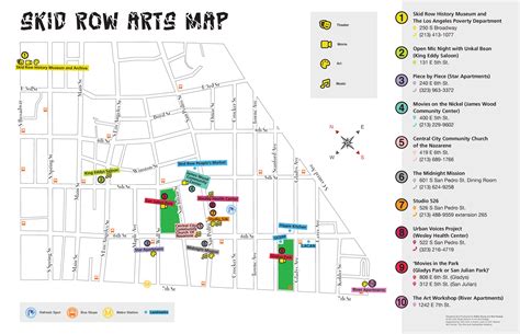 Skid Row Arts Map - Skid Row Arts Alliance