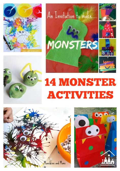 14 Monster Activities for Kids - Crafty Kids at Home