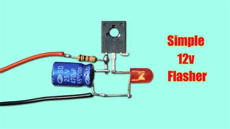 Led Flasher Circuit Diagram 12v