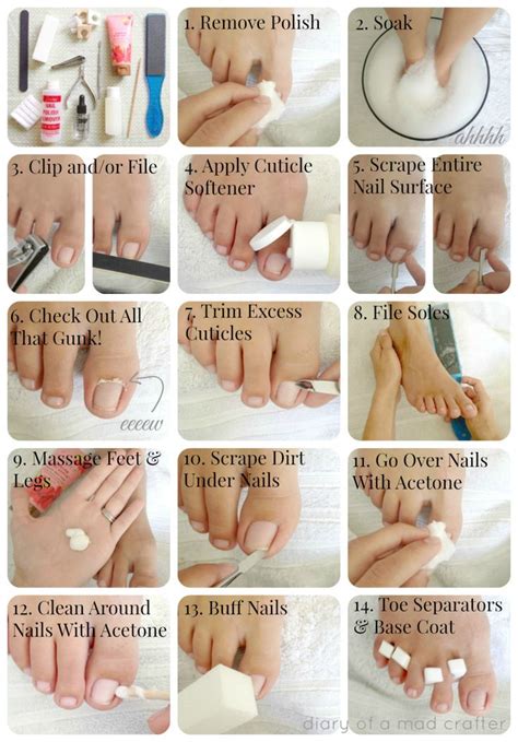 DIY Basic Pedicure | Diy pedicure, Pedicure at home, Pedicure