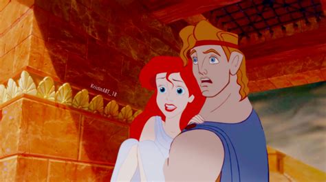 hercules x ariel - disney crossover foto (40573117) - fanpop