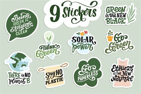 ECO-Friendly Graphics Set By Hakuna Matata | TheHungryJPEG