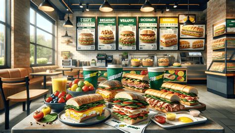 Subway Breakfast Menu (2024)