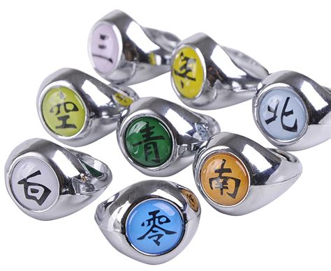 Naruto Akatsuki Rings - Naruto Akatsuki