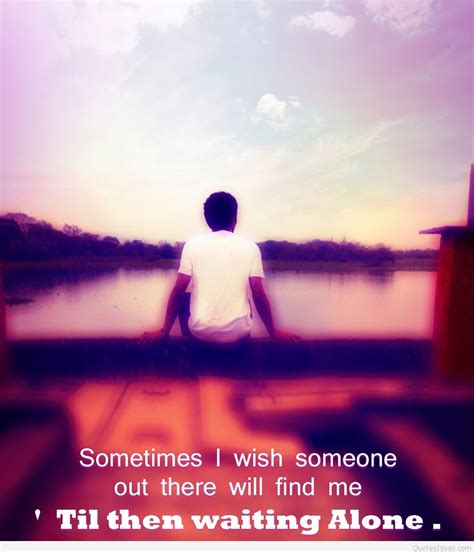 Sad alone boy wallpapers images with quotes