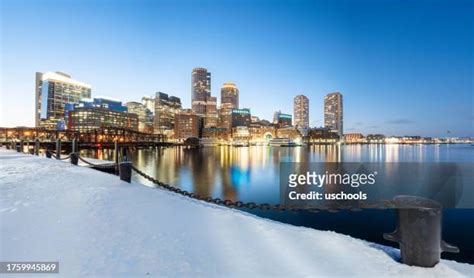 191 Boston Skyline Winter Stock Photos, High-Res Pictures, and Images - Getty Images