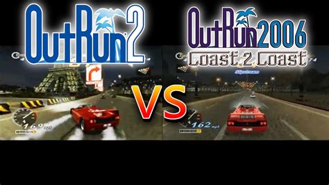 Outrun 2 (Xbox) Vs Outrun 2006: Coast 2 Coast (PC) - YouTube