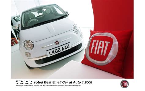 FIAT 500 VOTED BEST SMALL CAR IN 2008 AUTO 1 AWARDS | Fiat | Stellantis