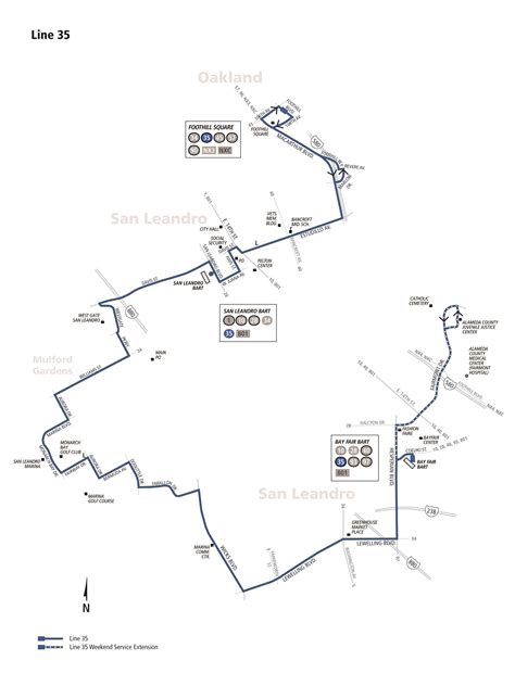 35 Bus Route - AC Transit - SF Bay Transit