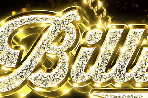 Bling Bling Text and Logo Style Vol.2 | PSD Template | Hyperpix