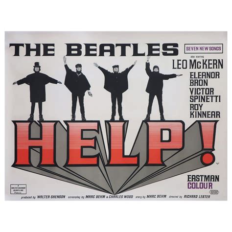 Help! The Beatles Original UK Film Poster, 1965 at 1stDibs | beatles help poster, the beatles ...