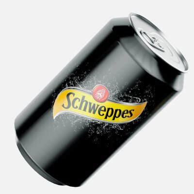 Schweppes Cans 355ml - 3D Model by murtazaboyraz