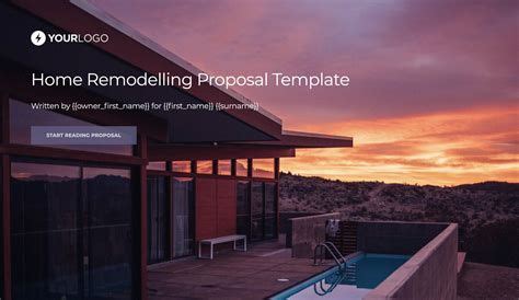 Free Renovation Proposal Template At Templatepic | Proposal templates ...