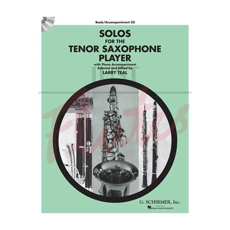 Solos for the Tenor Saxophone Player (includes Online Audio) - Compilation. Just Flutes