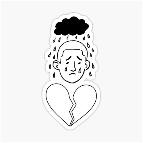 "Broken Heart" Sticker for Sale by IIMmm | Redbubble