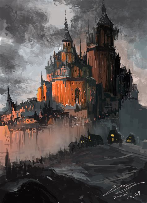 Medieval Castle Concept Art