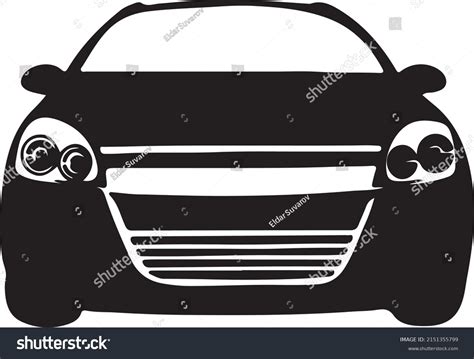 Car Silhouette Black White Stock Vector (Royalty Free) 2151355799 ...