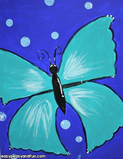 easy butterfly painting tutorial - Prime Condition Blogs Photo Exhibition