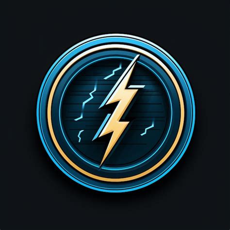 Premium AI Image | the flash logo on a black background