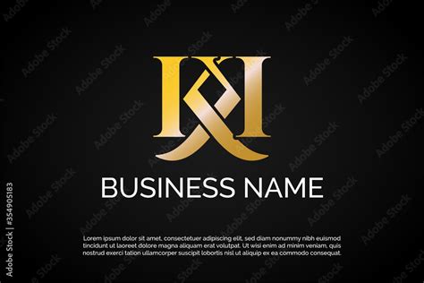 K Monogram Logo Template Stock Vector | Adobe Stock