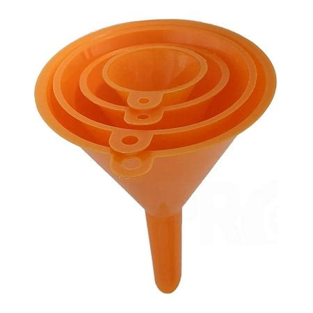 Oil Funnels Gas Funnels Plastic Funnel Set for Car Automotive Kitchen (4pcs Gas Plastic Funnel ...