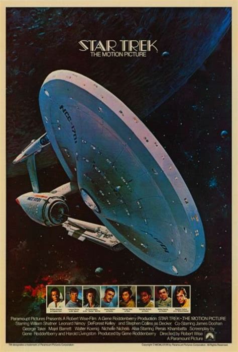 Rare 1978 Star Trek: The Motion Picture Promotional Poster By John ...