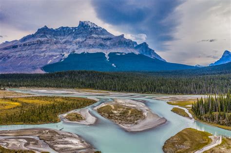 Shot from the Saskatchewan River Crossing in the Rocky Mountains