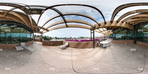 360° view of Encinitas, California USA Public Library Patio - Alamy