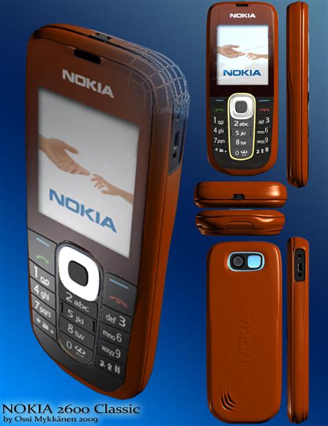 Nokia 2600 Classic 3d model by Myssi-McF on DeviantArt