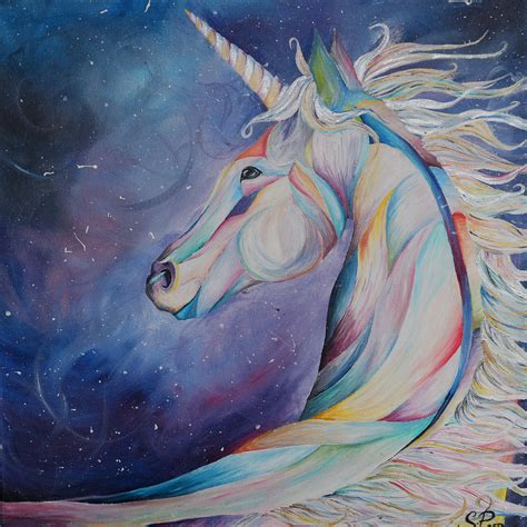 Magical Unicorn Art Print | Etsy