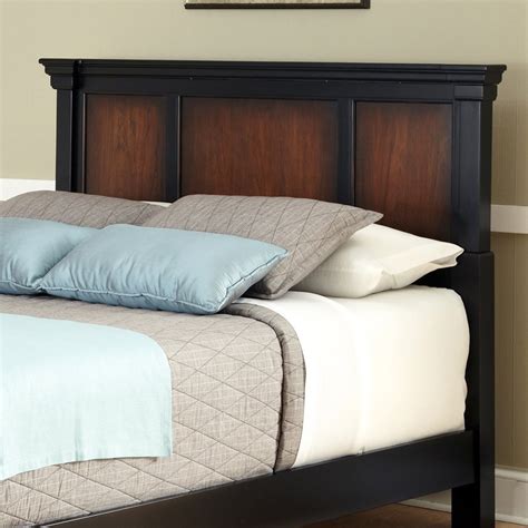 Home Styles Aspen Rustic Cherry/Black Full/Queen Headboard at Lowes.com