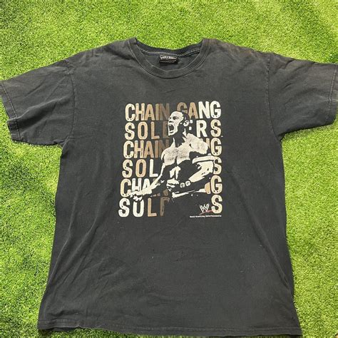 Vintage WWE Chain Gang Soldiers Tee Size L - Depop