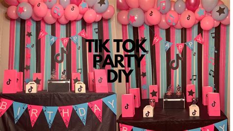 Party Supplies Tiktok Decorations / Tiktok Theme Birthday Party Decoration Tableware Set Paper ...