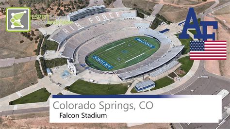 Falcon Stadium (Colorado Springs) | Air Force Falcons | Google Earth | 2015 - YouTube