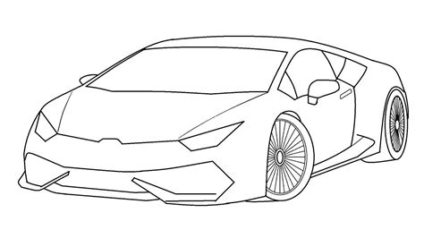 How to draw Lamborghini Car in computer using Ms Paint | 3D Car Drawing | Ms Paint Drawing.