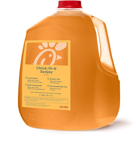 Gallon Sunjoy® (1/2 Unsweet Tea, 1/2 Lemonade) Nutrition and ...