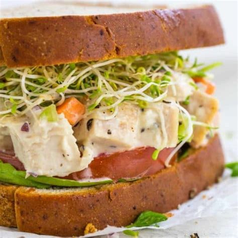 creamy chicken salad sandwich recipe - setkab.com