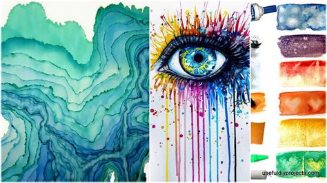 15 Watercolor Painting Ideas You Can Do At Home - Useful DIY Projects