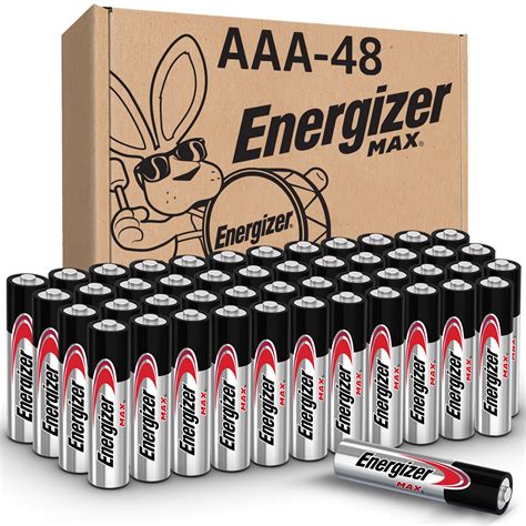 Energizer MAX AAA Batteries, Alkaline Triple A Batteries (48 Pack ...