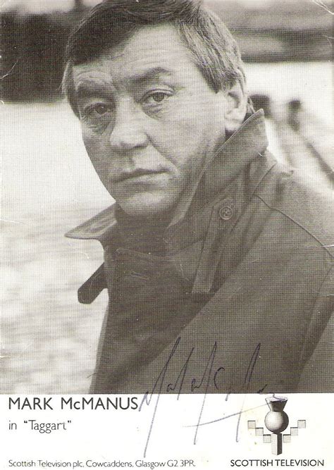 Rob The Autograph Geek: Mark McManus - Taggart