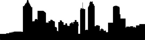 Silhouette Of Atlanta Skyline at GetDrawings | Free download