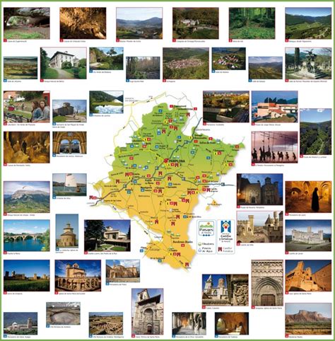 Navarre travel map - Ontheworldmap.com