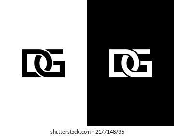 Dg Logo Design Vector Template Stock Vector (Royalty Free) 2177148735 | Shutterstock