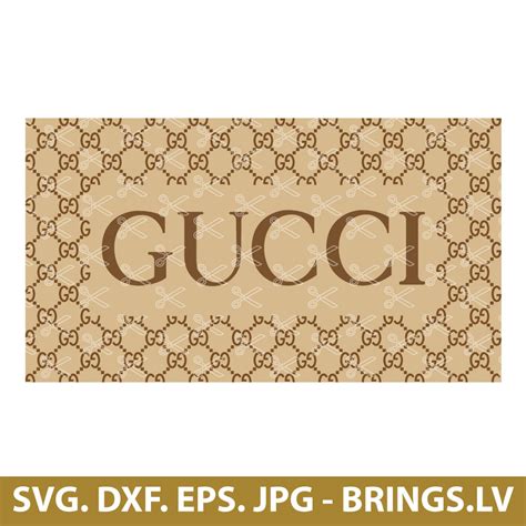 Gucci SVG Cut File | Brand logo fashion SVG | JPG | DXF | for Cricut